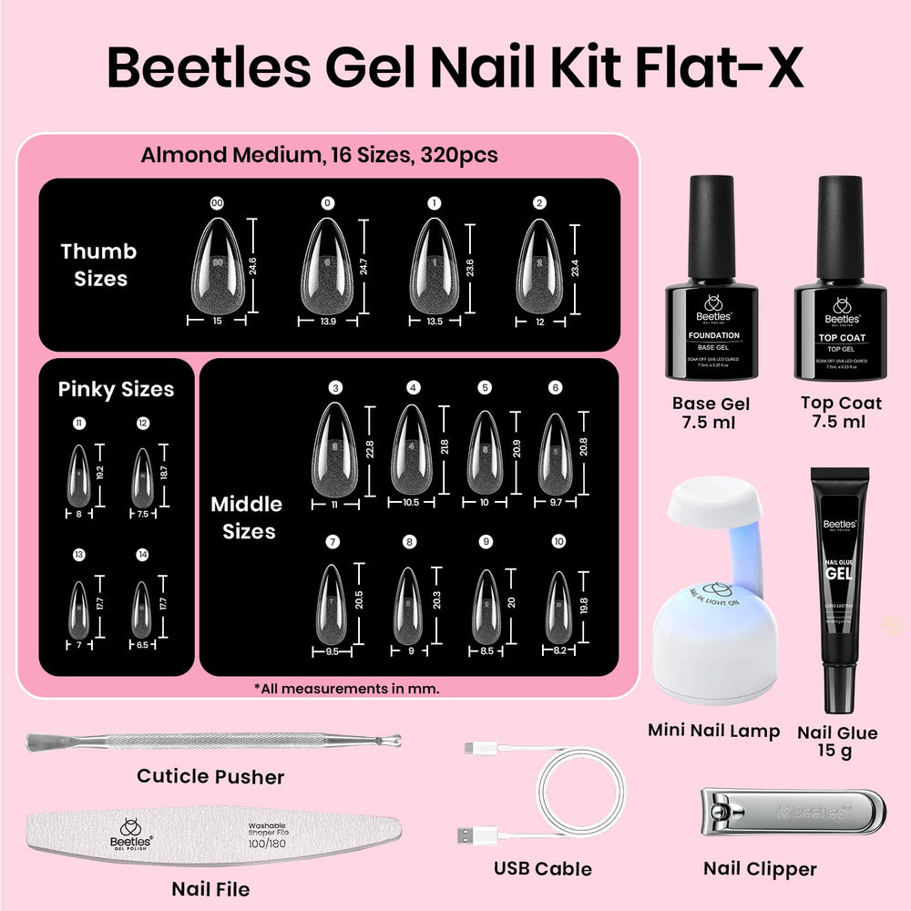 Beetles Gel Polish solid glue gel tube shown for strong tip adhesion