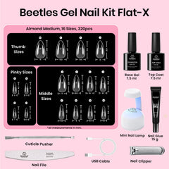 Beetles Gel Polish solid glue gel tube shown for strong tip adhesion