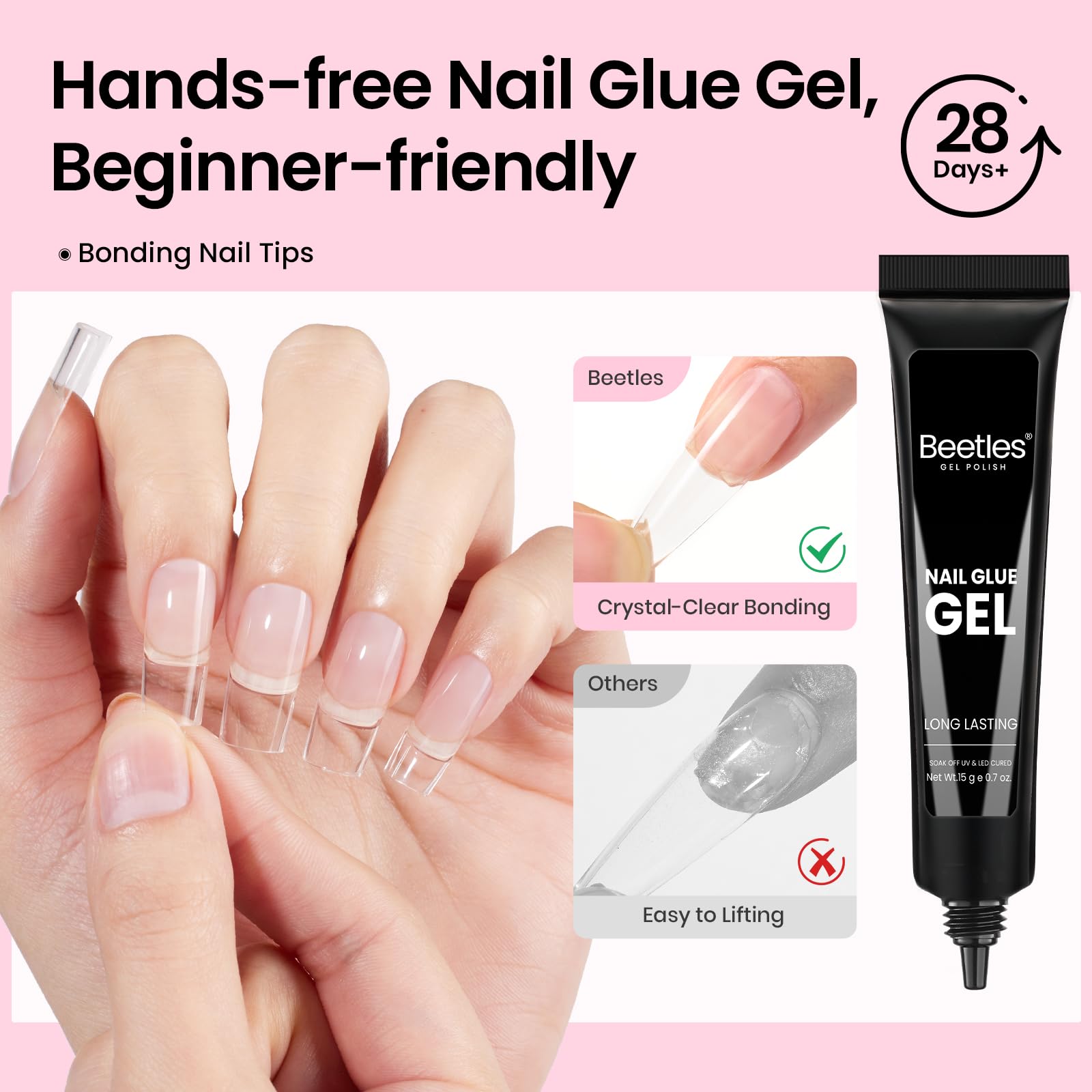 beetles Flat-X tools and gels layout showing included base, top, clippers and file