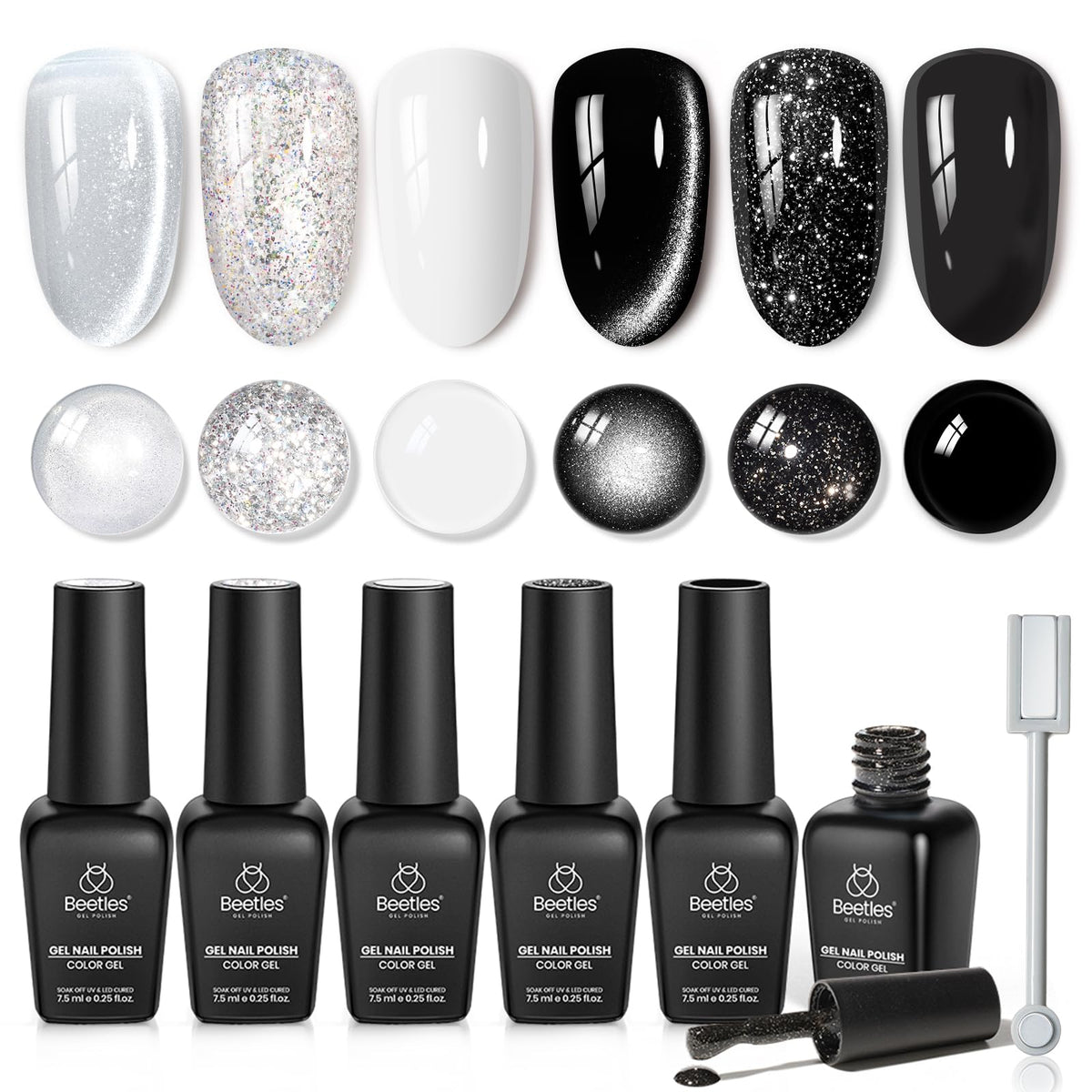 beetles front packaging showing six-color set and versatile palette benefit