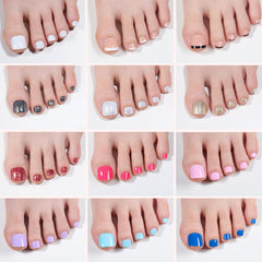 Beetles Gel Polish color range flat lay demonstrating 12 vibrant choices
