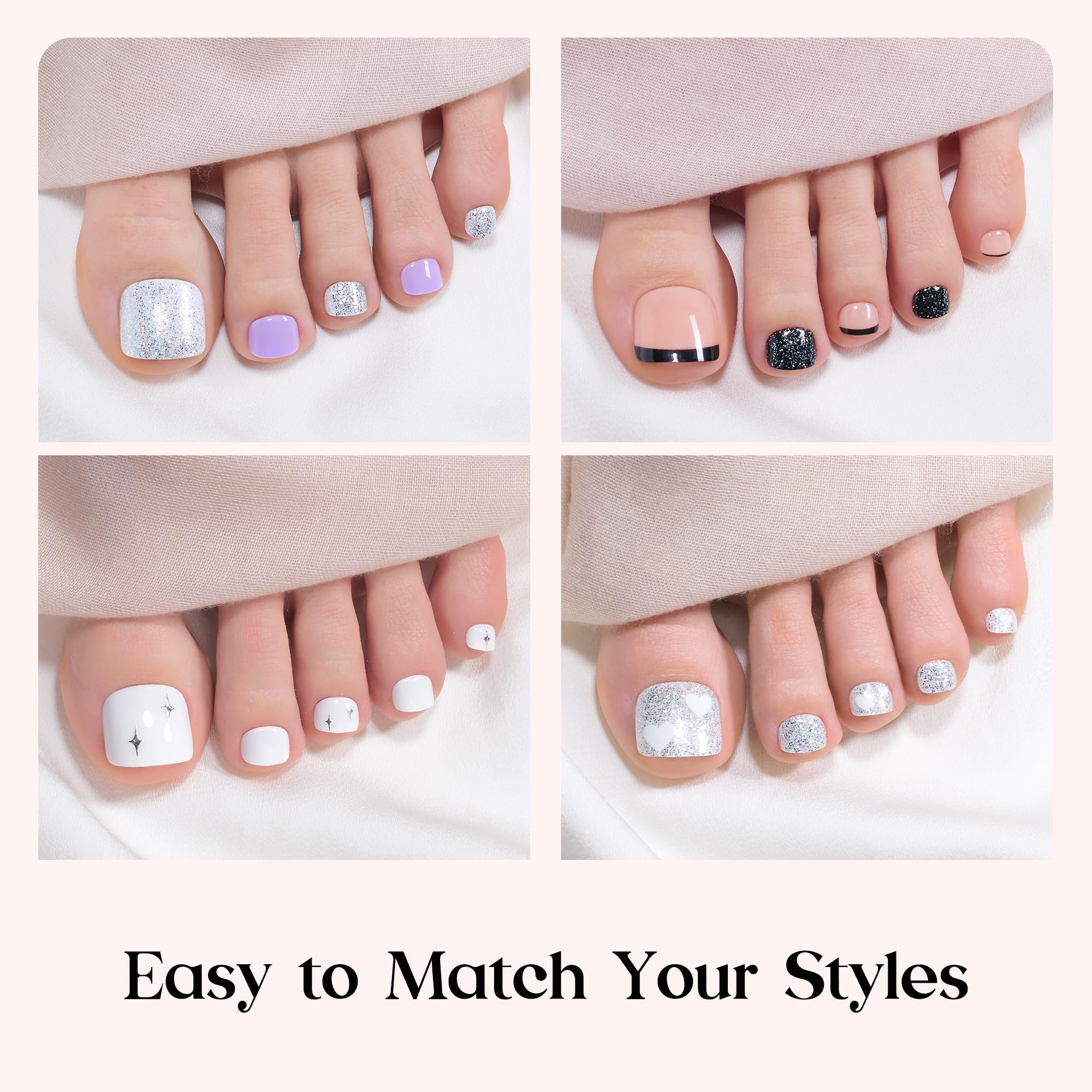 Beetles Gel Polish included tools and stickers for easy DIY nail art