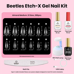Beetles Gel Polish Etch-X mini lamp curing, compact for travel