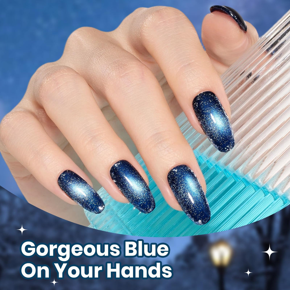 beetles glossy manicure lifestyle shot showing salon-quality shine