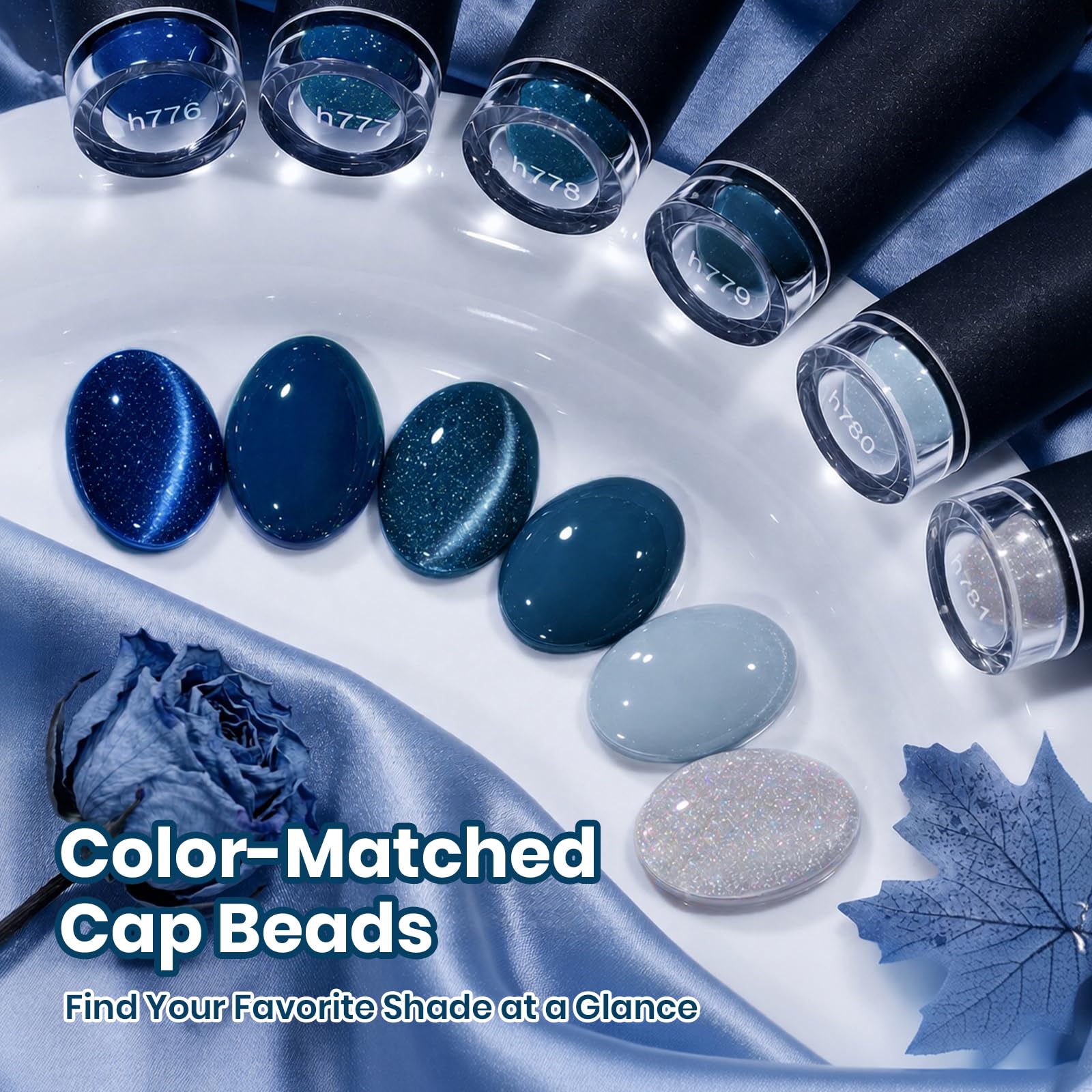 beetles gradient ombre nail design example showing seamless color transition