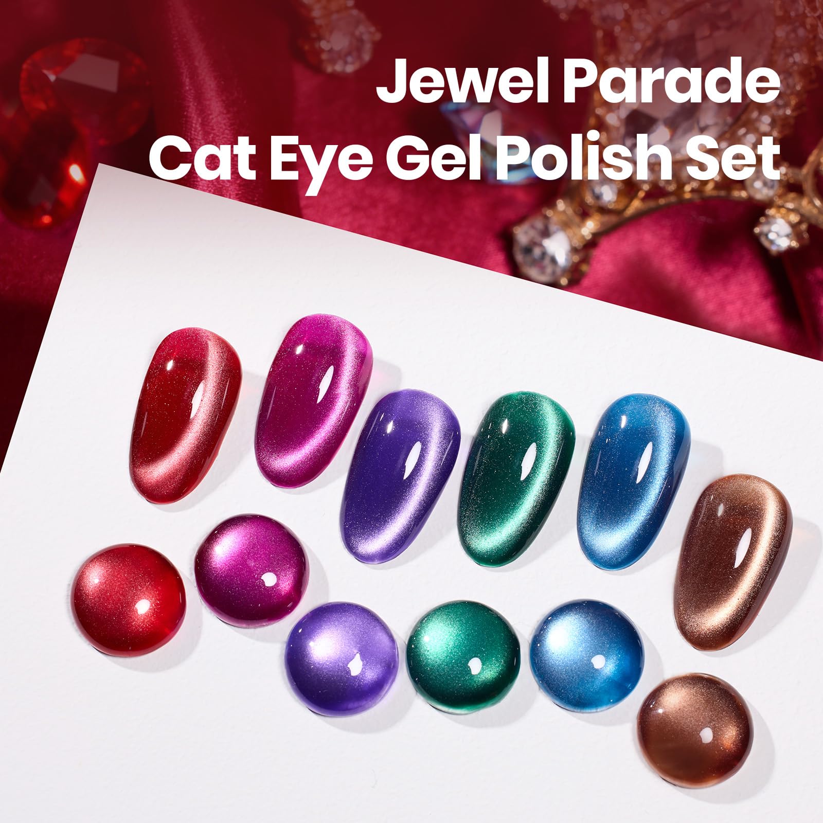 Beetles bottle close-up highlighting shimmer finish and fine metallic pigments for crisp cat eye