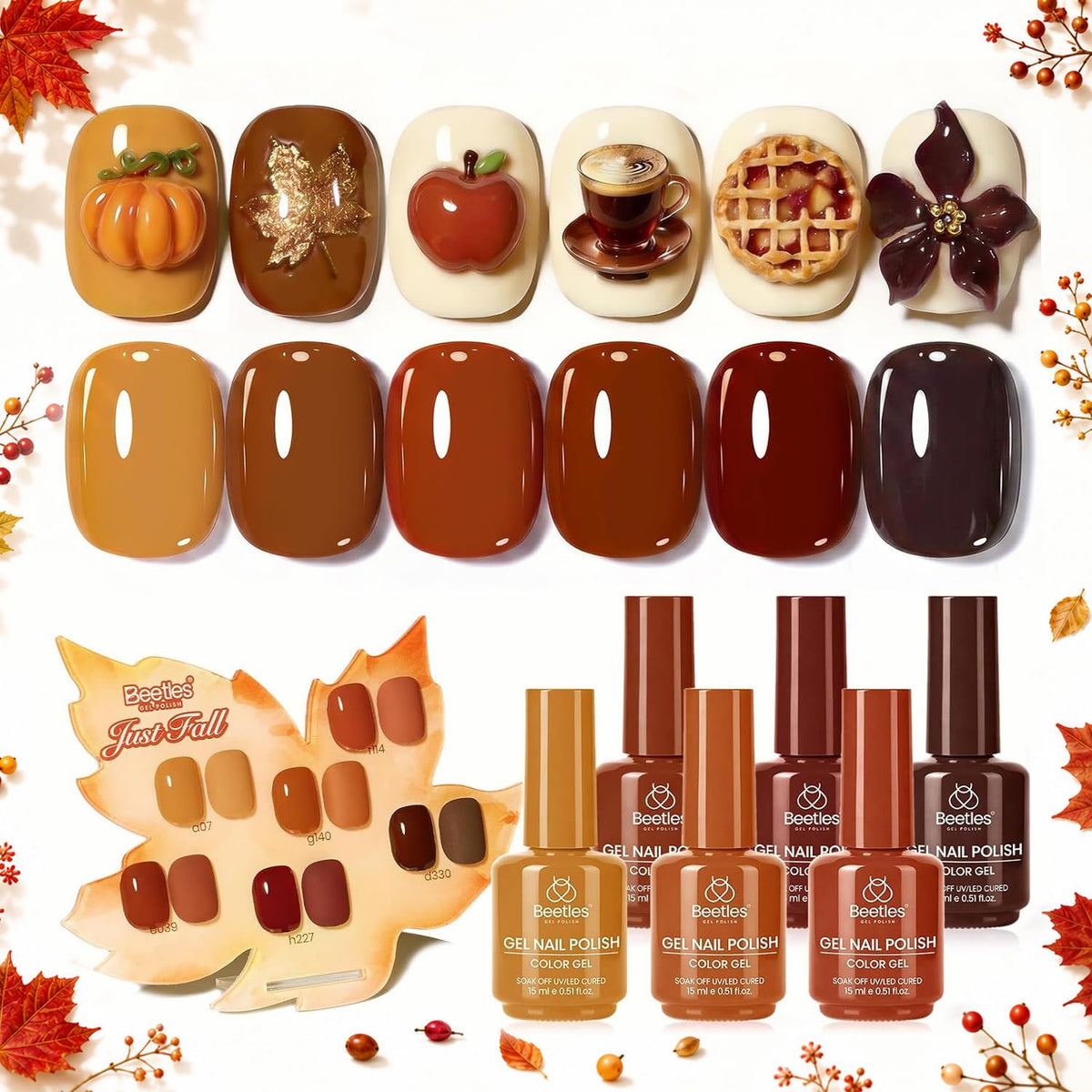 beetles front packaging showing set benefits and autumn design