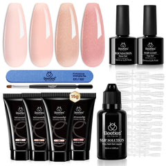 beetles Gel Polish kit front packaging showing contents and benefit of a complete set