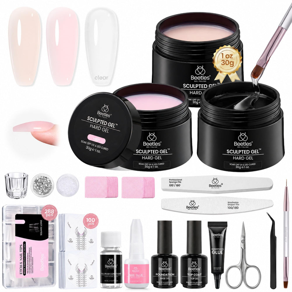 beetles kit overview showing all components for versatile nail extensions