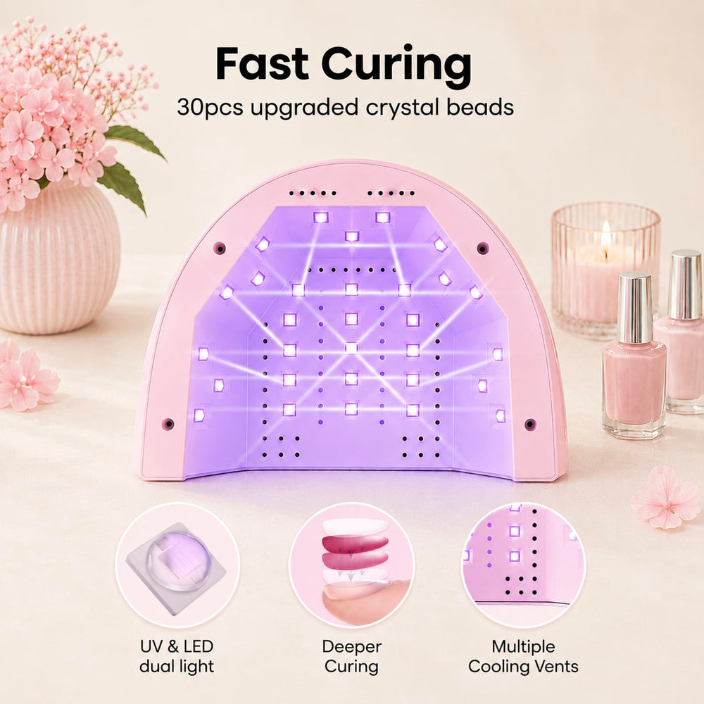 Beetles Gel Polish next to smartphone to show compact travel-friendly scale