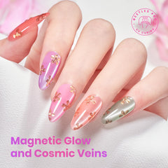 Beetles magnetic wand close-up, precise tool for creating sharp cat eye shimmer