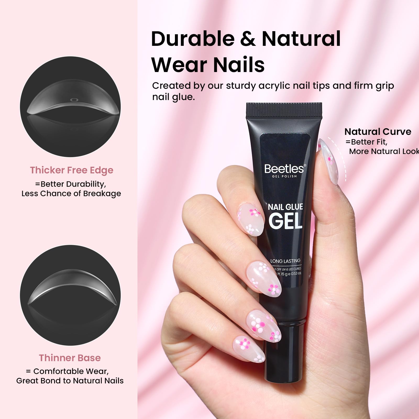 Beetles mini UV lamp curing gel nails for faster finish