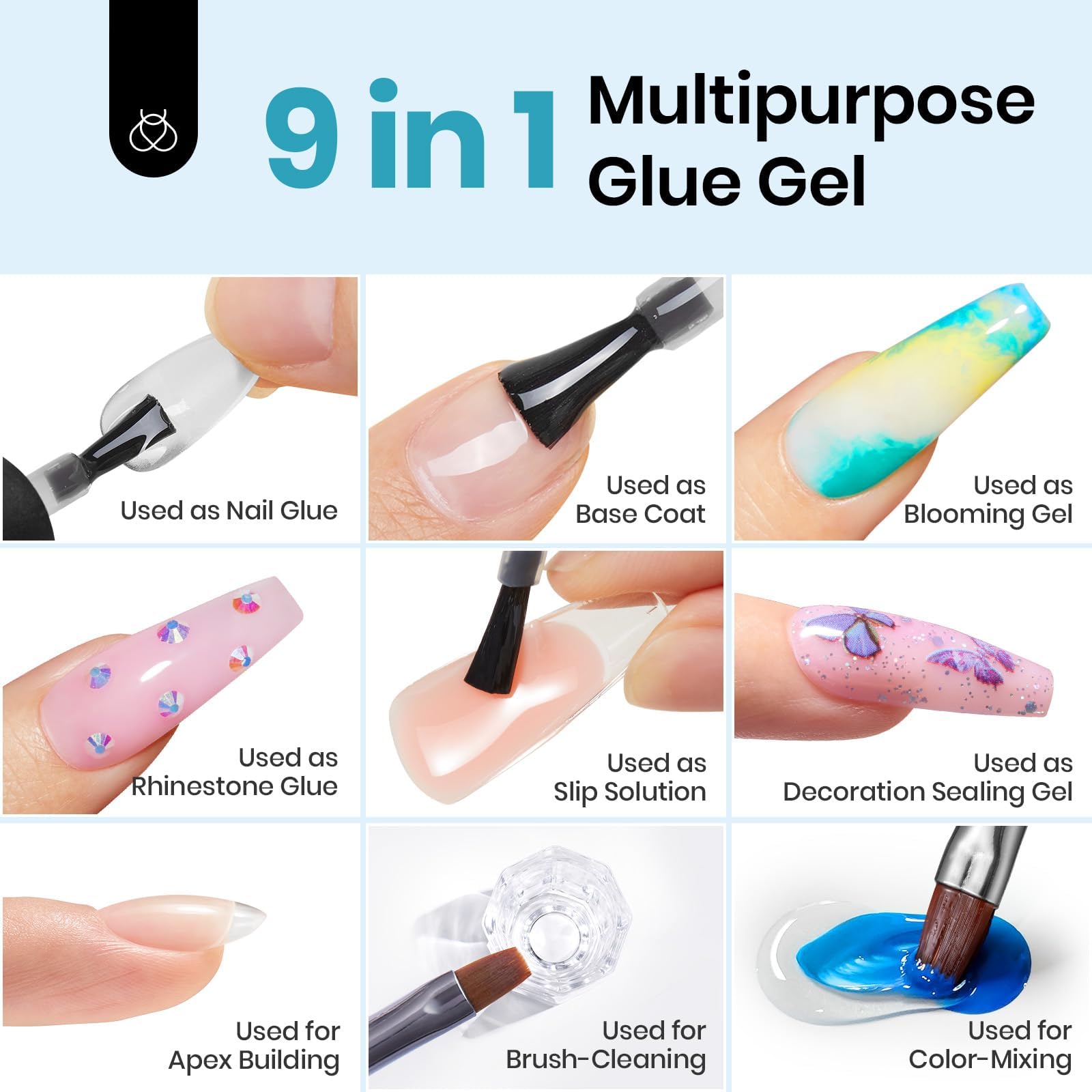 beetles hands applying nail tips demonstrating simple DIY application benefit
