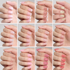 beetles gel polish close-up of nail texture showing smooth finish