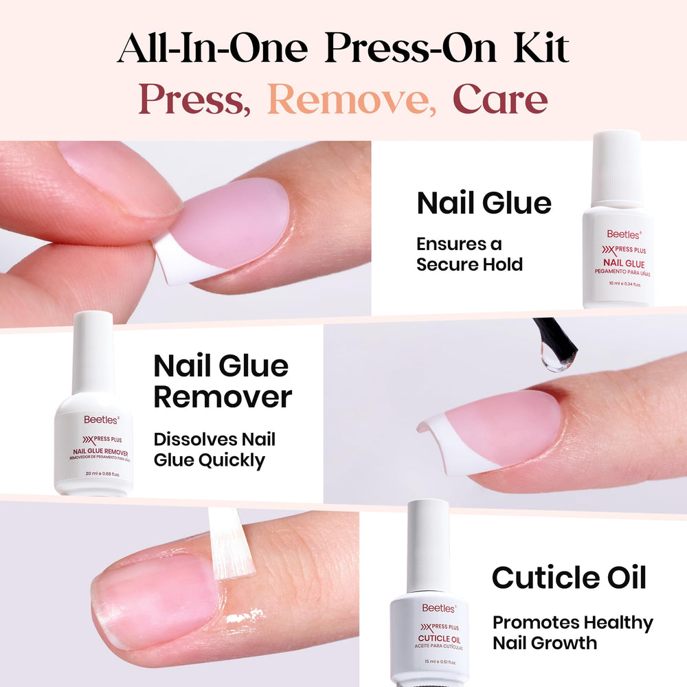 beetles nails arrayed in 15 sizes for precise fit benefiting a custom application
