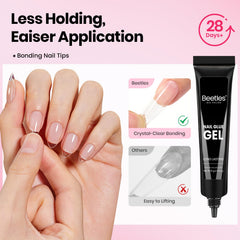 Beetles soft placement brush with glue enabling precise application