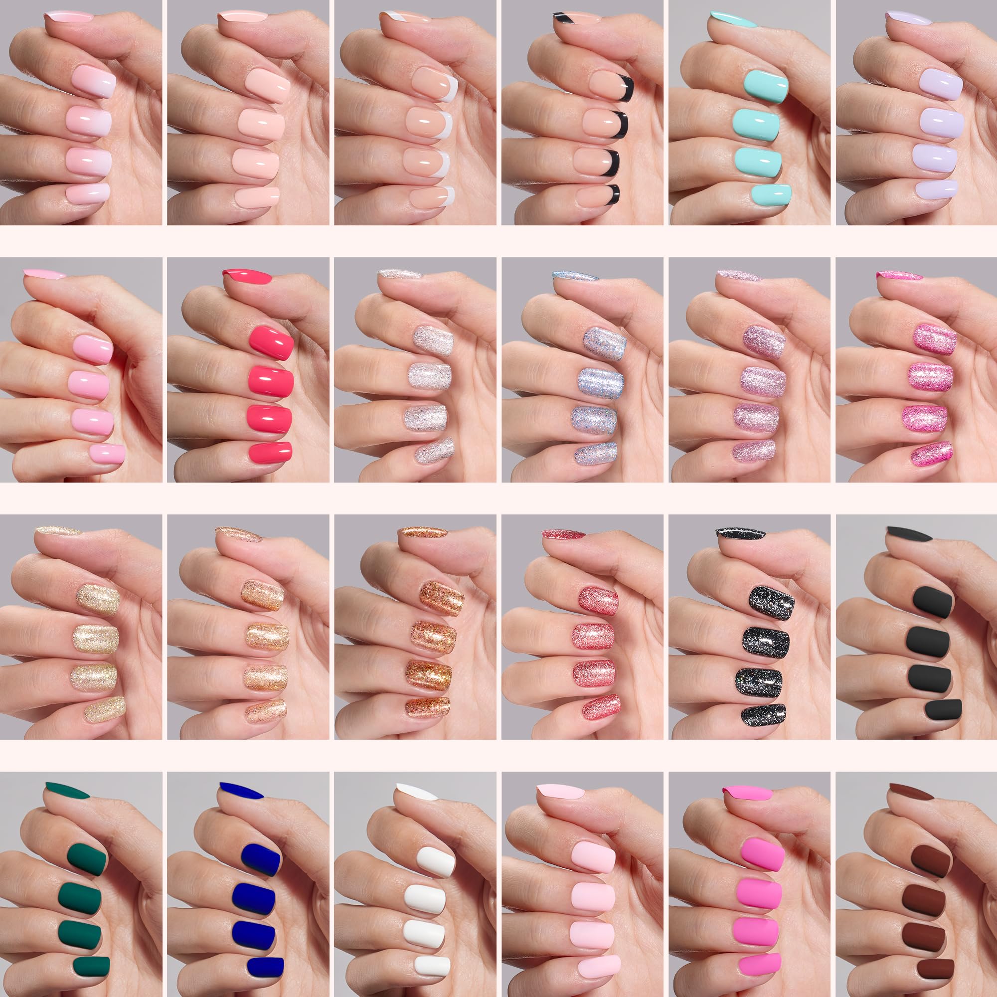 Beetles press on nails close-up texture showing thin durable finish