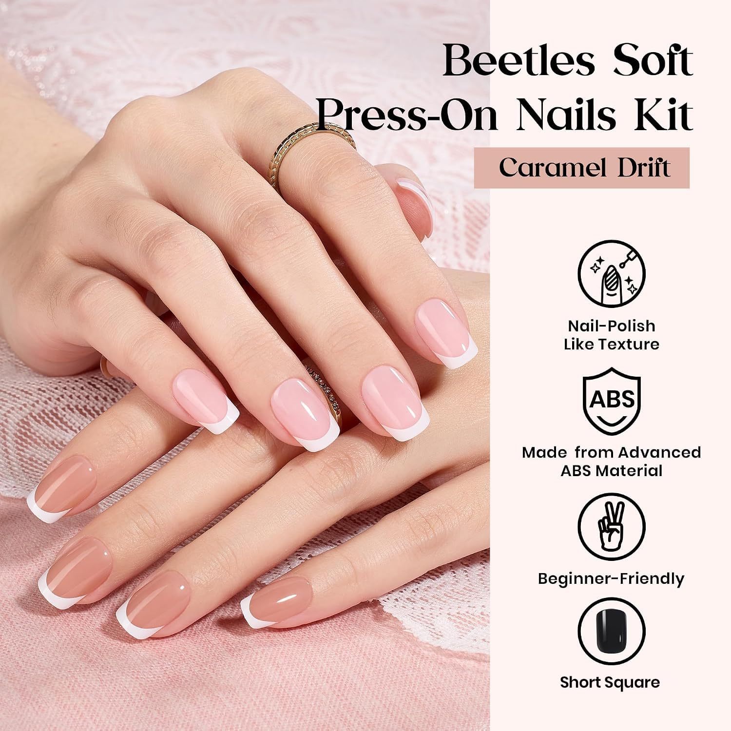 beetles gel polish short square nails layout displaying color variety