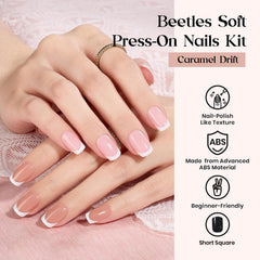 beetles gel polish short square nails layout displaying color variety