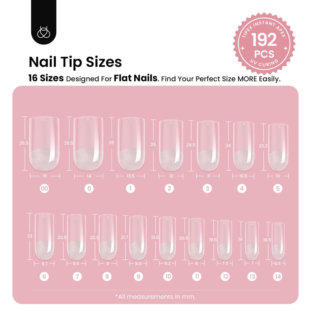 Beetles Gel Polish organized size array 00–14 for easy matching