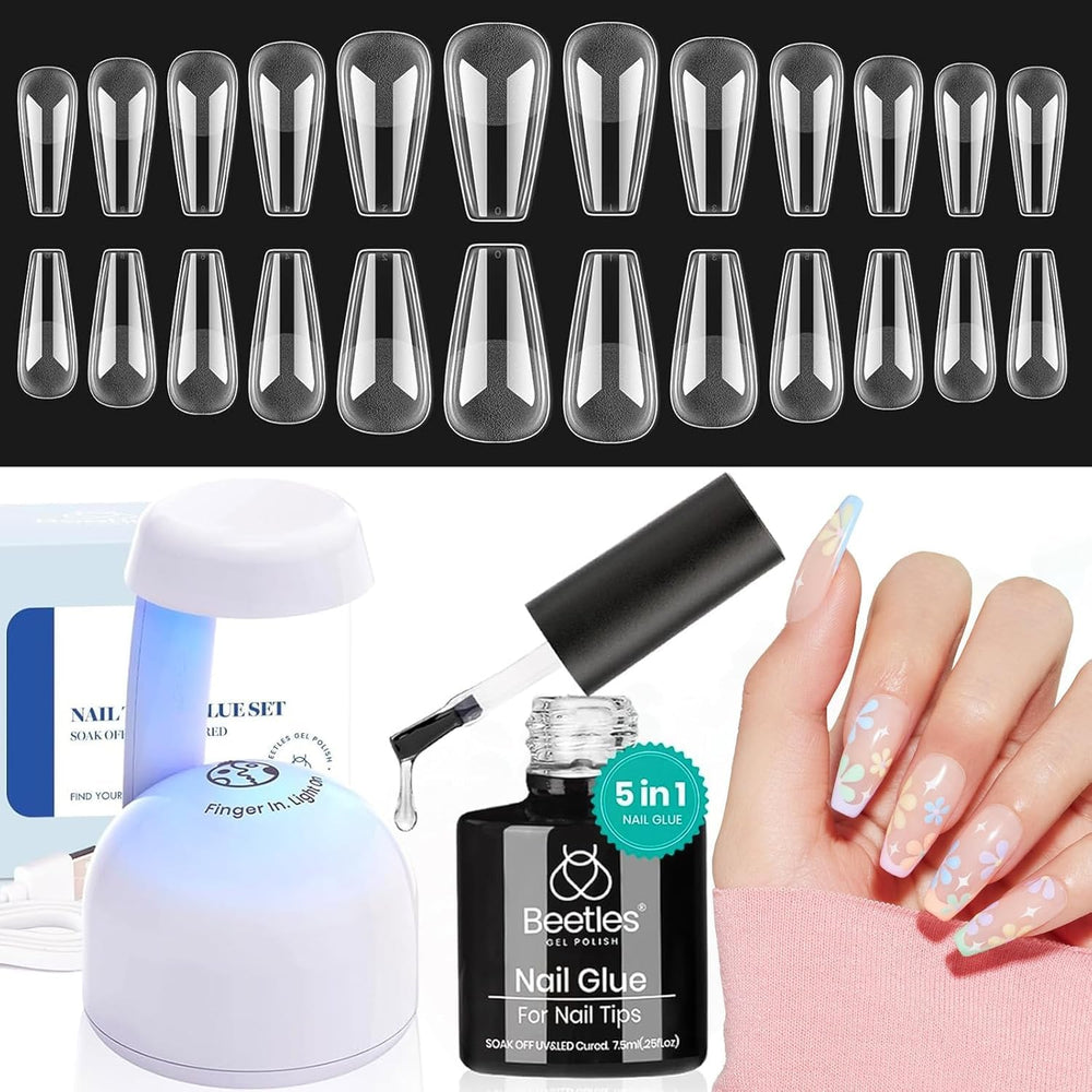 Beetles Gel Polish tip size chart for accurate fit selection