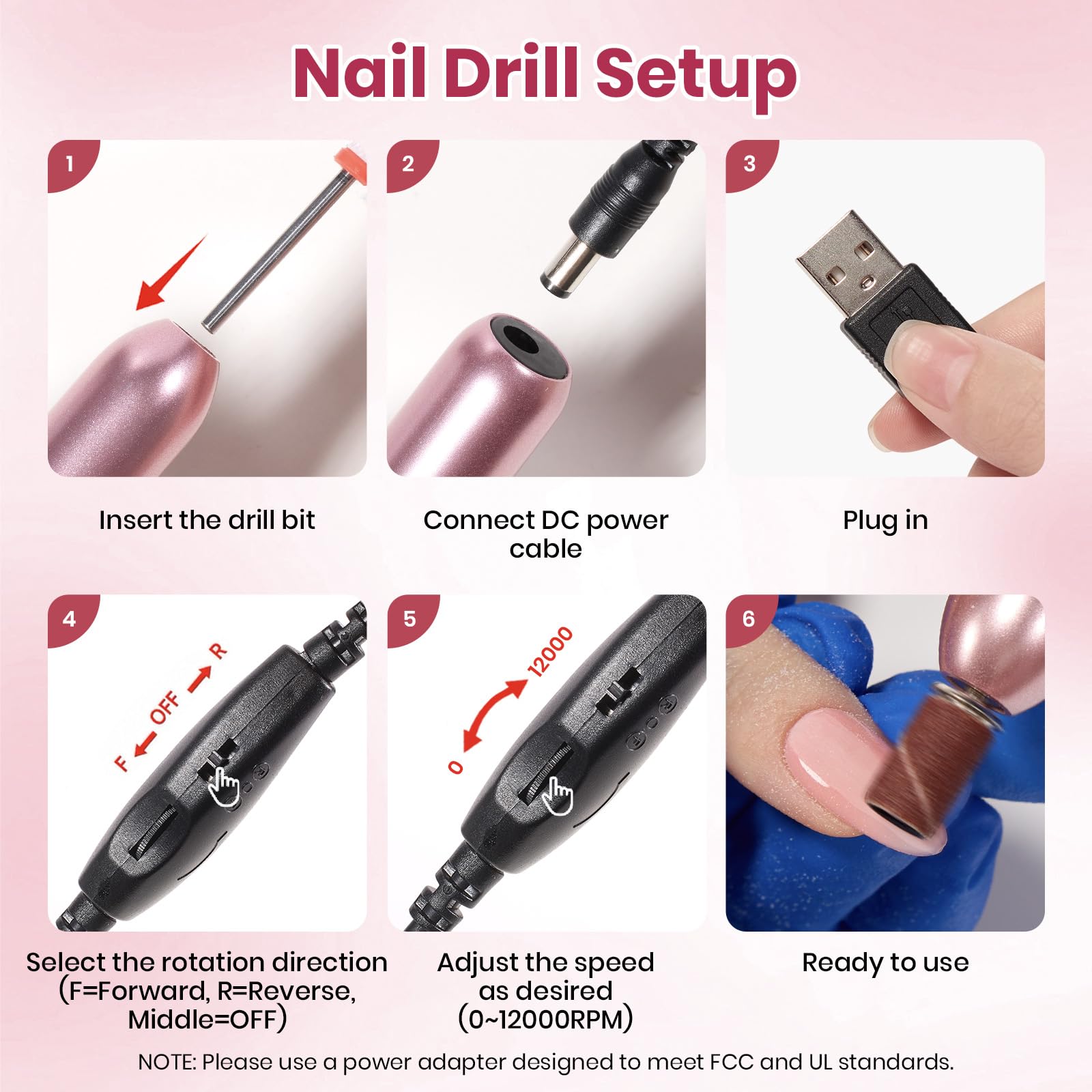 beetles hand holding drill to show compact size and lightweight scale for one-handed control
