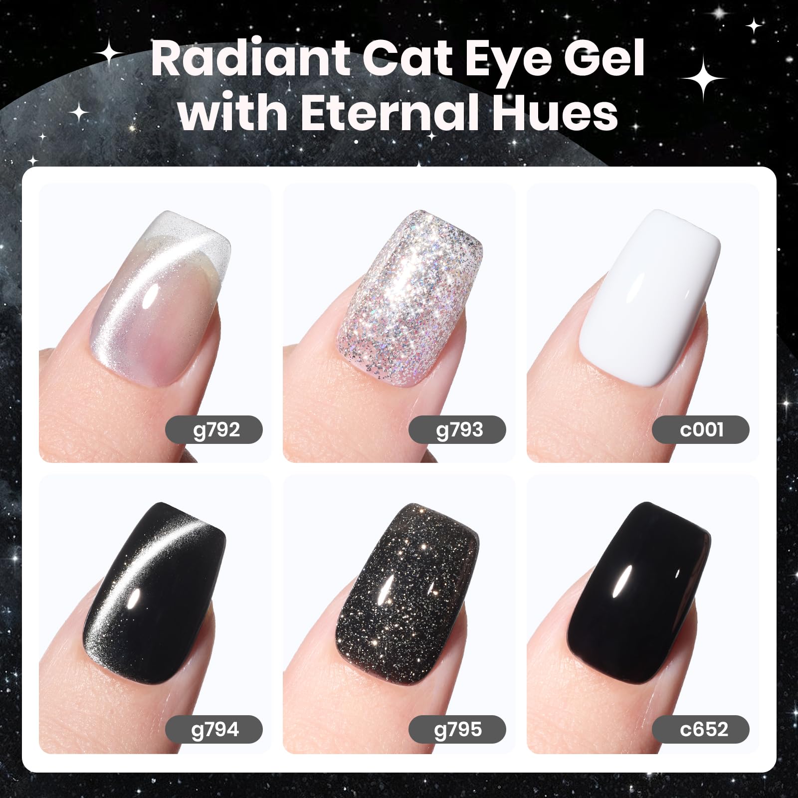 beetles nail wheel swatches displaying six shades for easy shade comparison