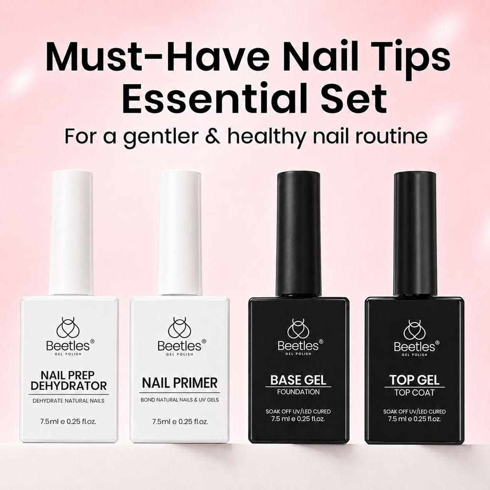 Beetles Gel Polish prep tools and tips demonstrating quick application