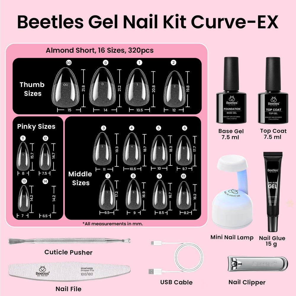 beetles numbered tip tray demonstrating 16 sizes for precise fit