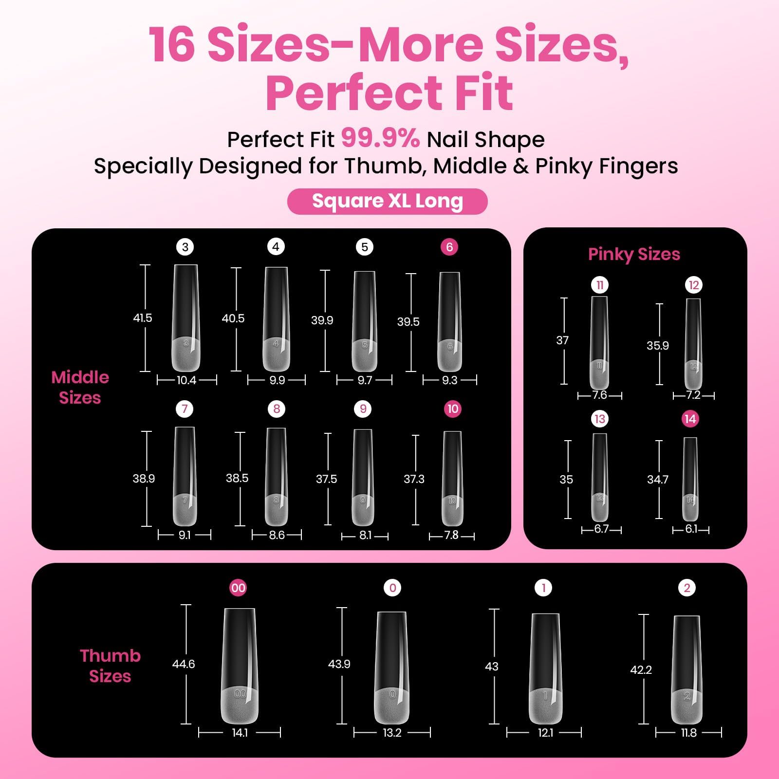 beetles Tipex finished XL square manicure showcasing polished, professional look