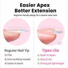 Beetles Gel Polish array display of 16 tip sizes for precise fit