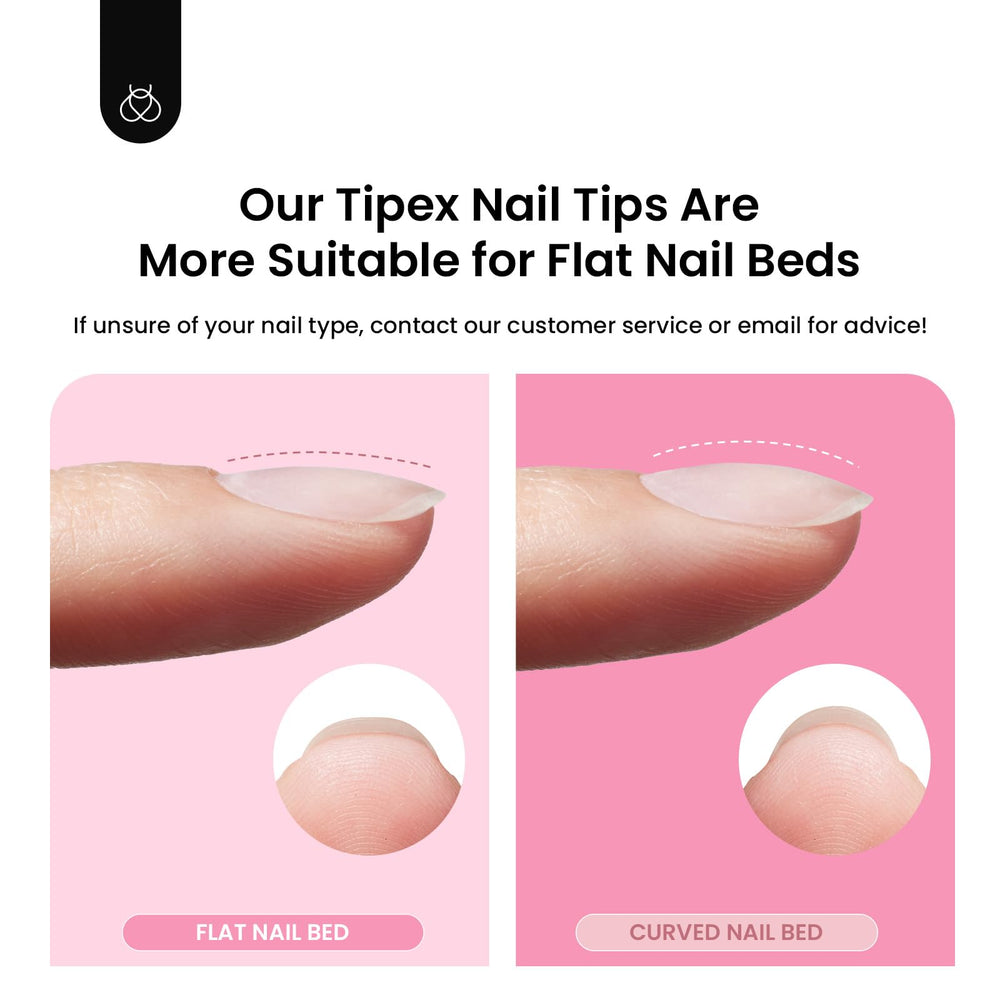 beetles Tipex gentle filing and shaping demonstration for neat edges