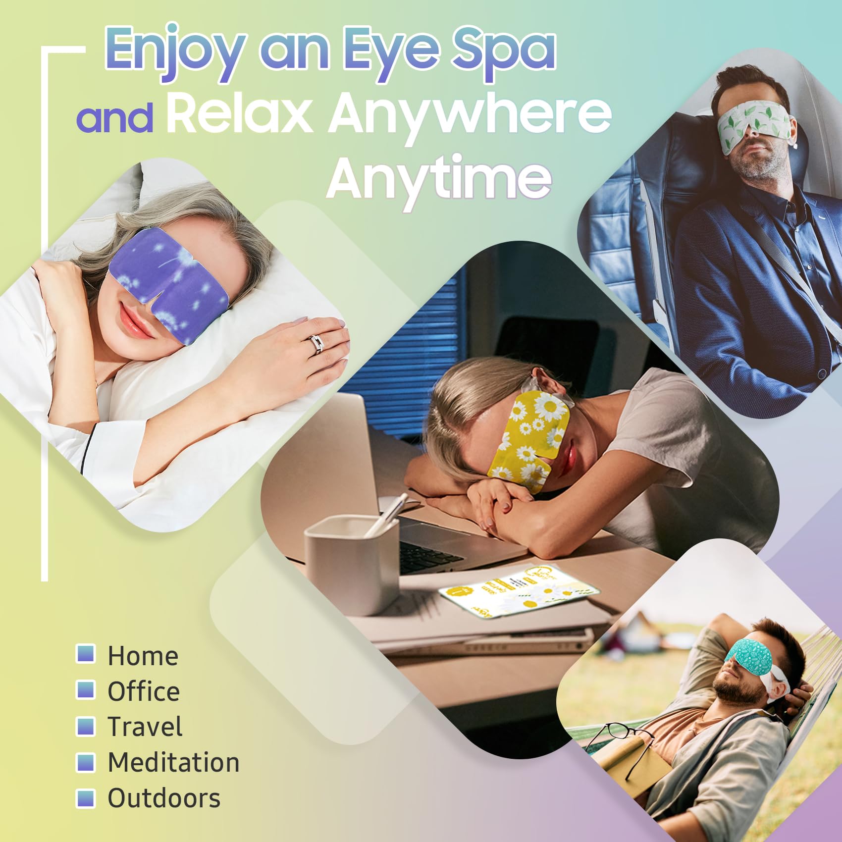 BeHoomi individual sachet opened to show ready-to-use steam mask