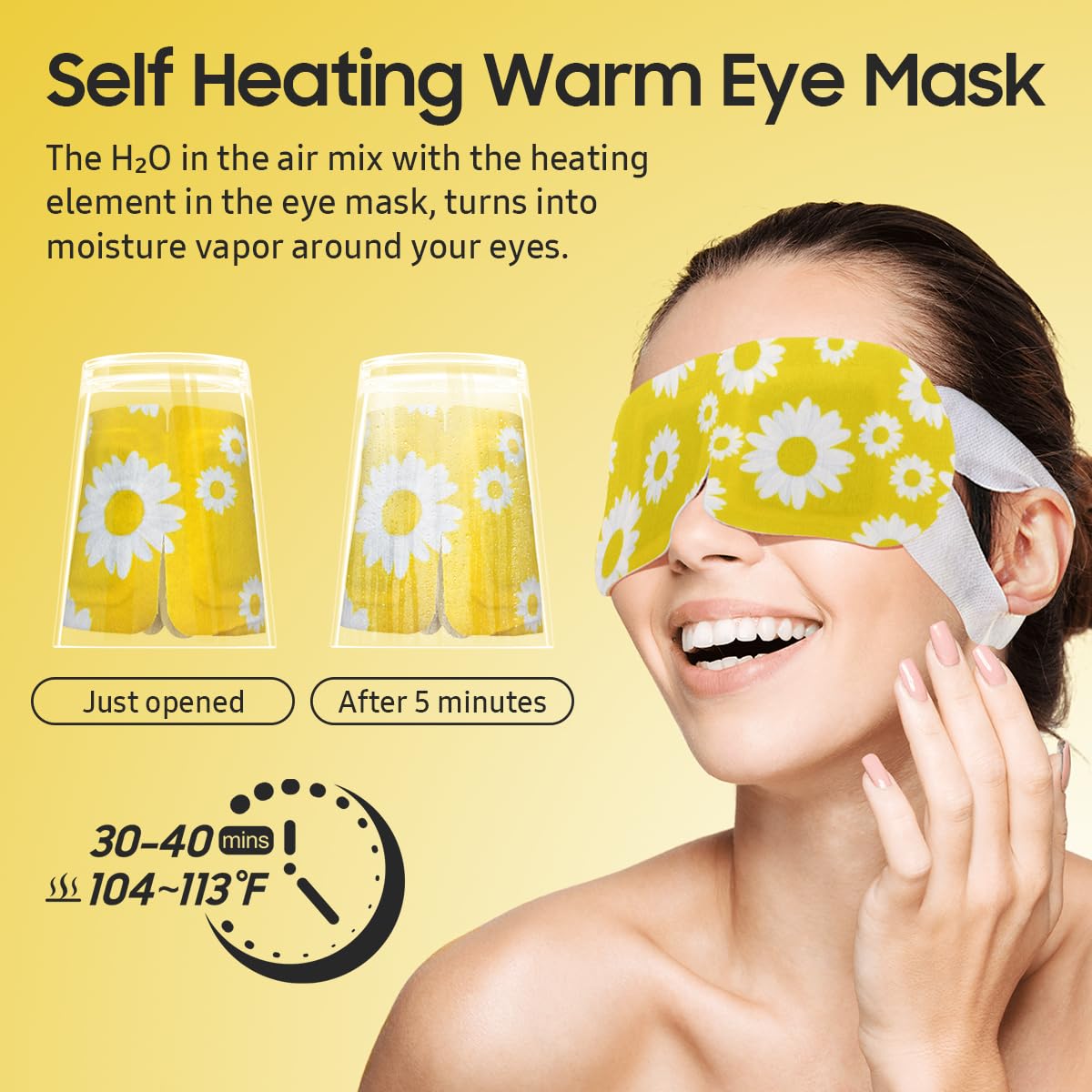 BeHoomi pack contents with 30 individual masks for easy storage and travel