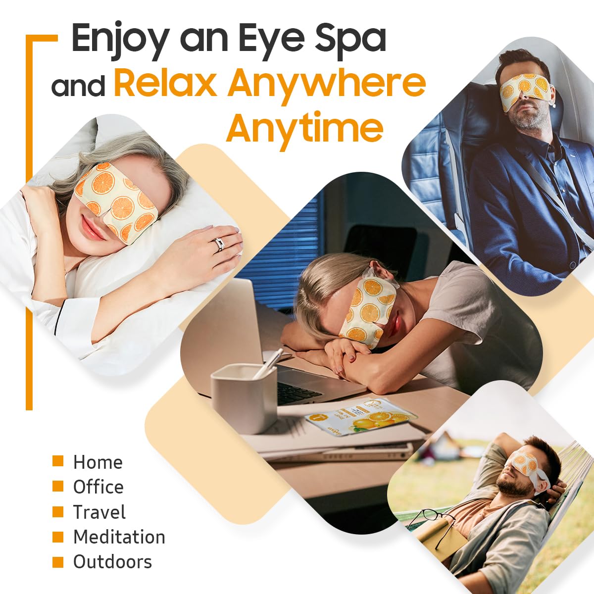 BeHoomi packaging beside bedside items promoting sleep and relaxation
