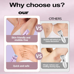 BEIDUONA body shaver head in use on legs delivering fast smooth results