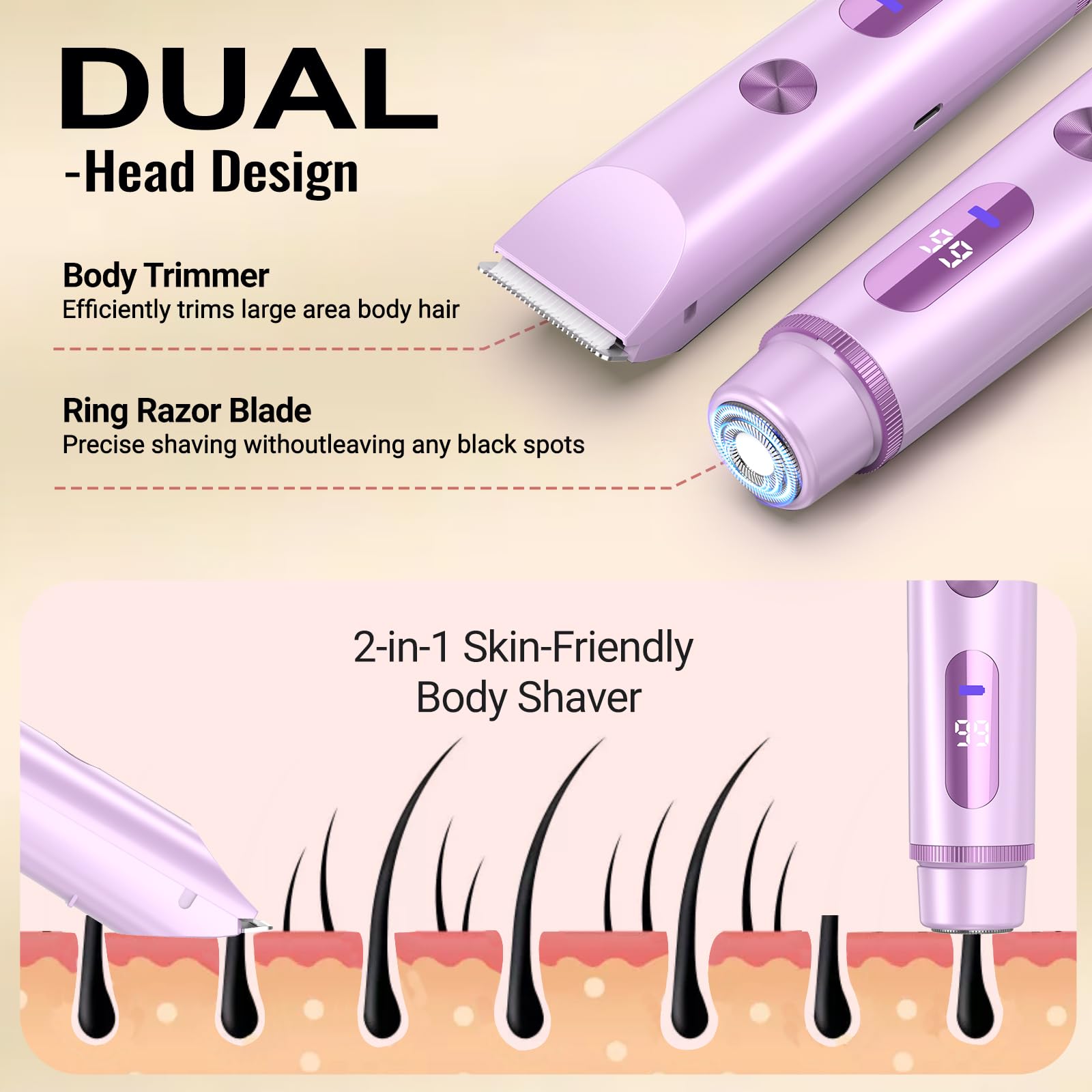 BEIDUONA precision facial head detail for accurate trimming and shaping