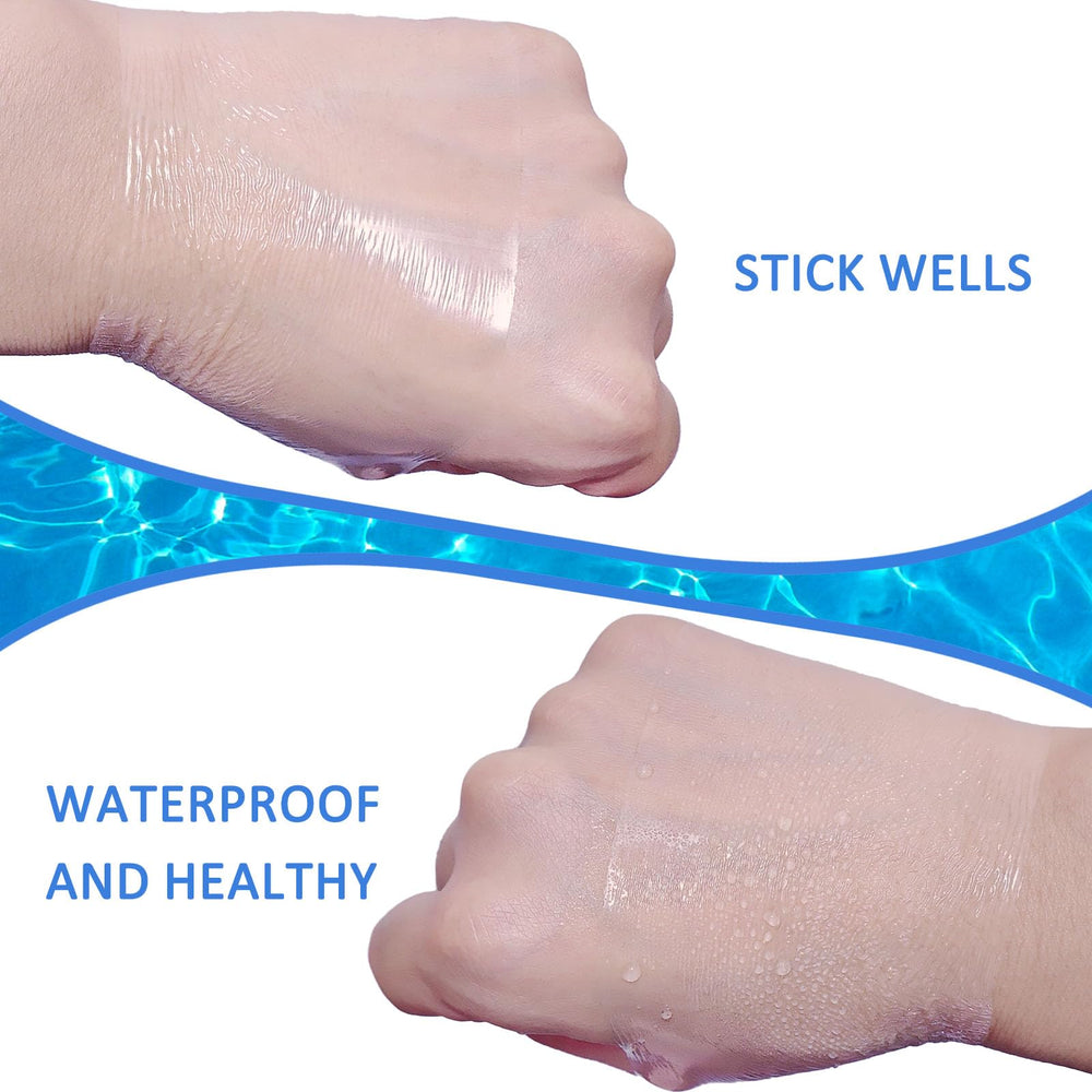 Beieverluck size comparison on hand showing 2", 4", 6" width options