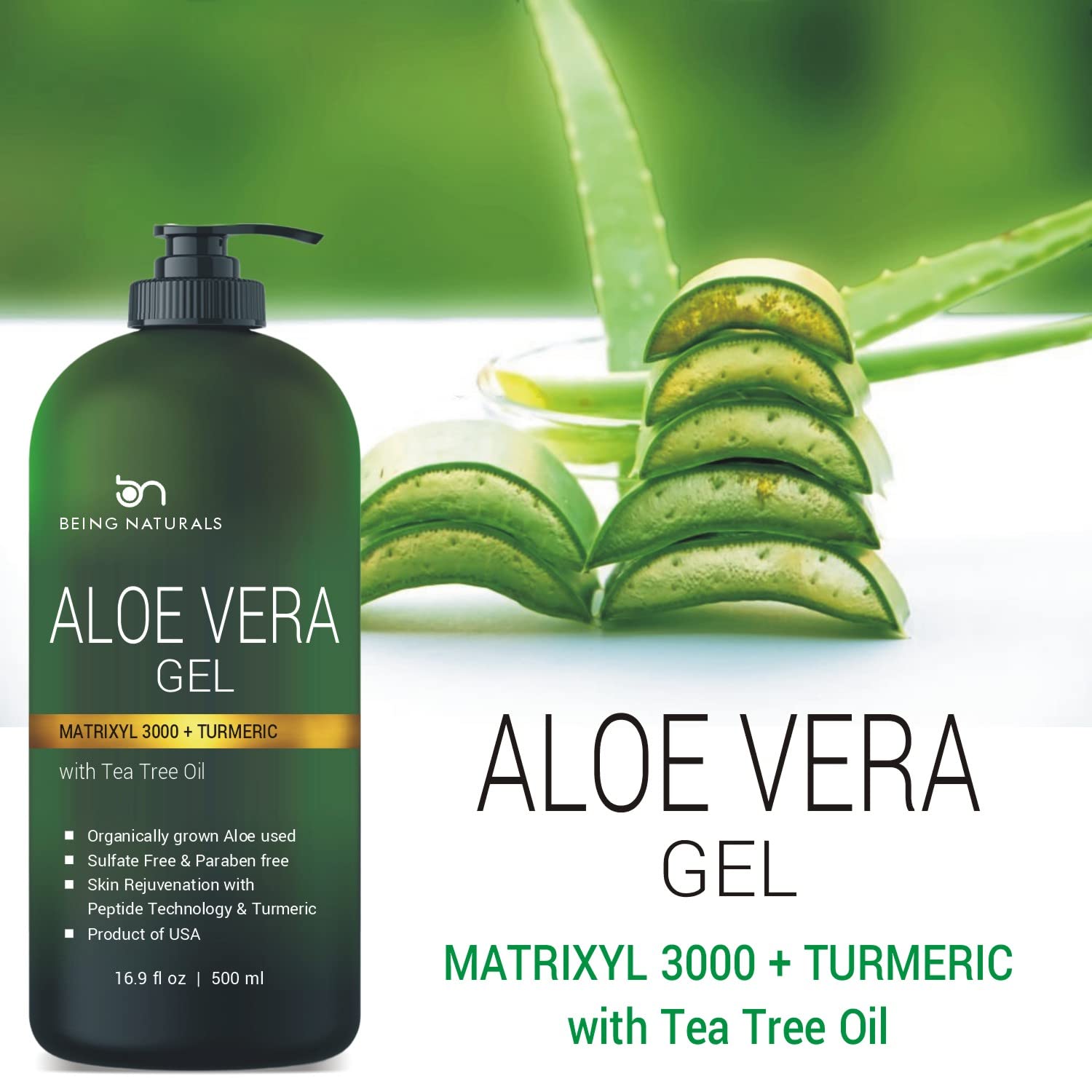 Being Naturals gel massaged into scalp to reduce itchiness and hydrate hair roots