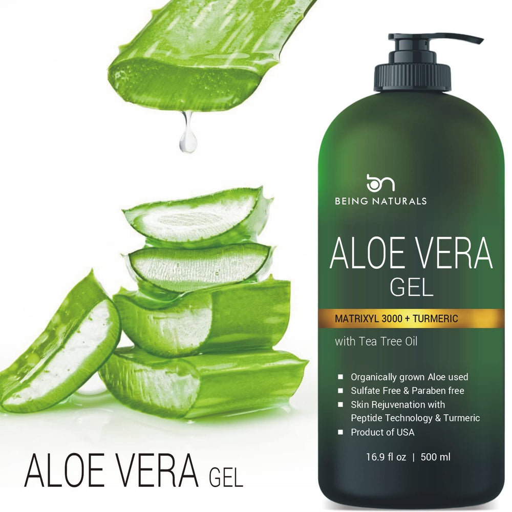 Being Naturals dispenser showing gel being applied for fast-absorbing moisture