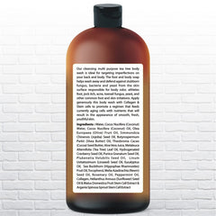 Being Naturals texture close-up foam demonstrating gentle cleansing