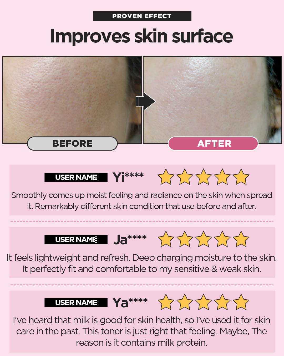 BEISIKS milky-pour texture from bottle showing lightweight hydration benefit
