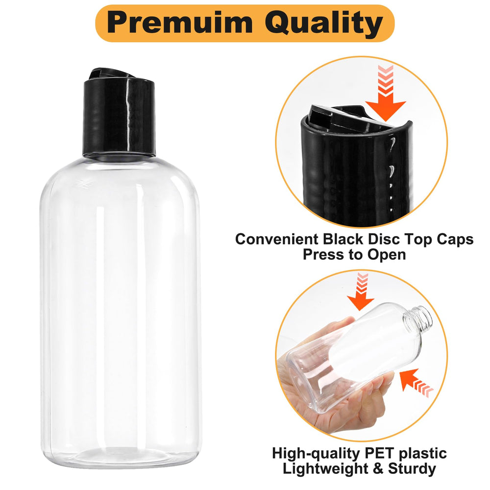 Bekith bottle neck and wall showing PET clarity and squeeze control advantage