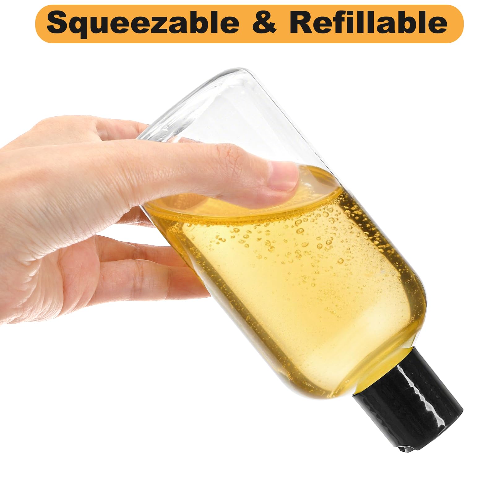Bekith bottle next to ruler showing 5.5-inch height for packing convenience