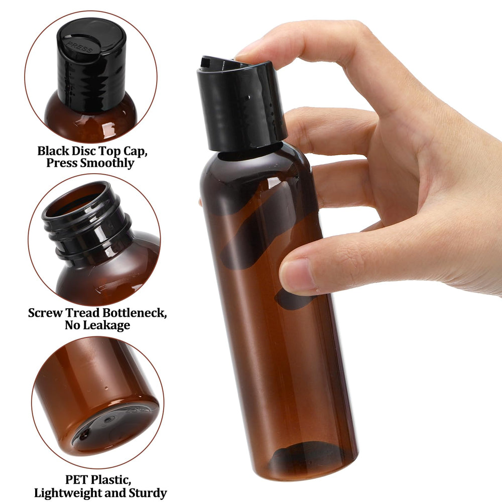 Bekith amber plastic texture protecting contents from UV light
