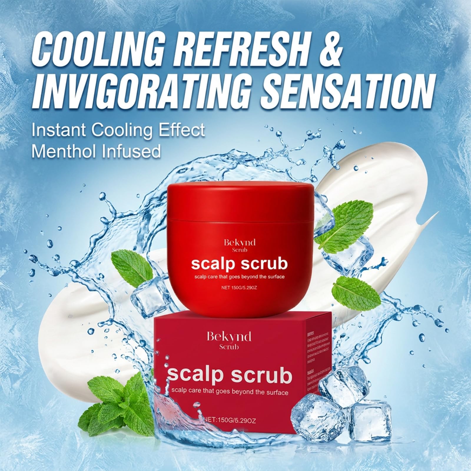 Bekynd label ingredients detail highlighting grapefruit extract, communicates natural-scented benefit