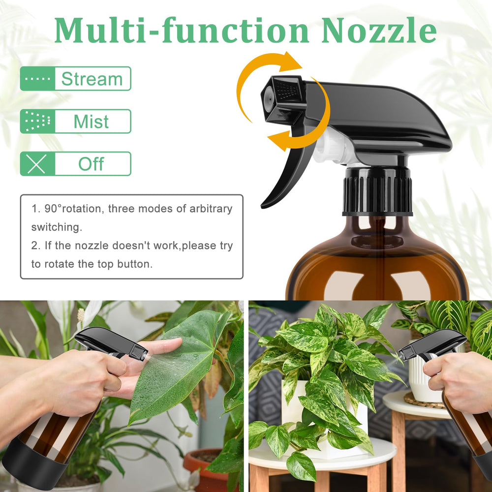 BELICOO nozzle close-up showing mist, stream, and off modes for control