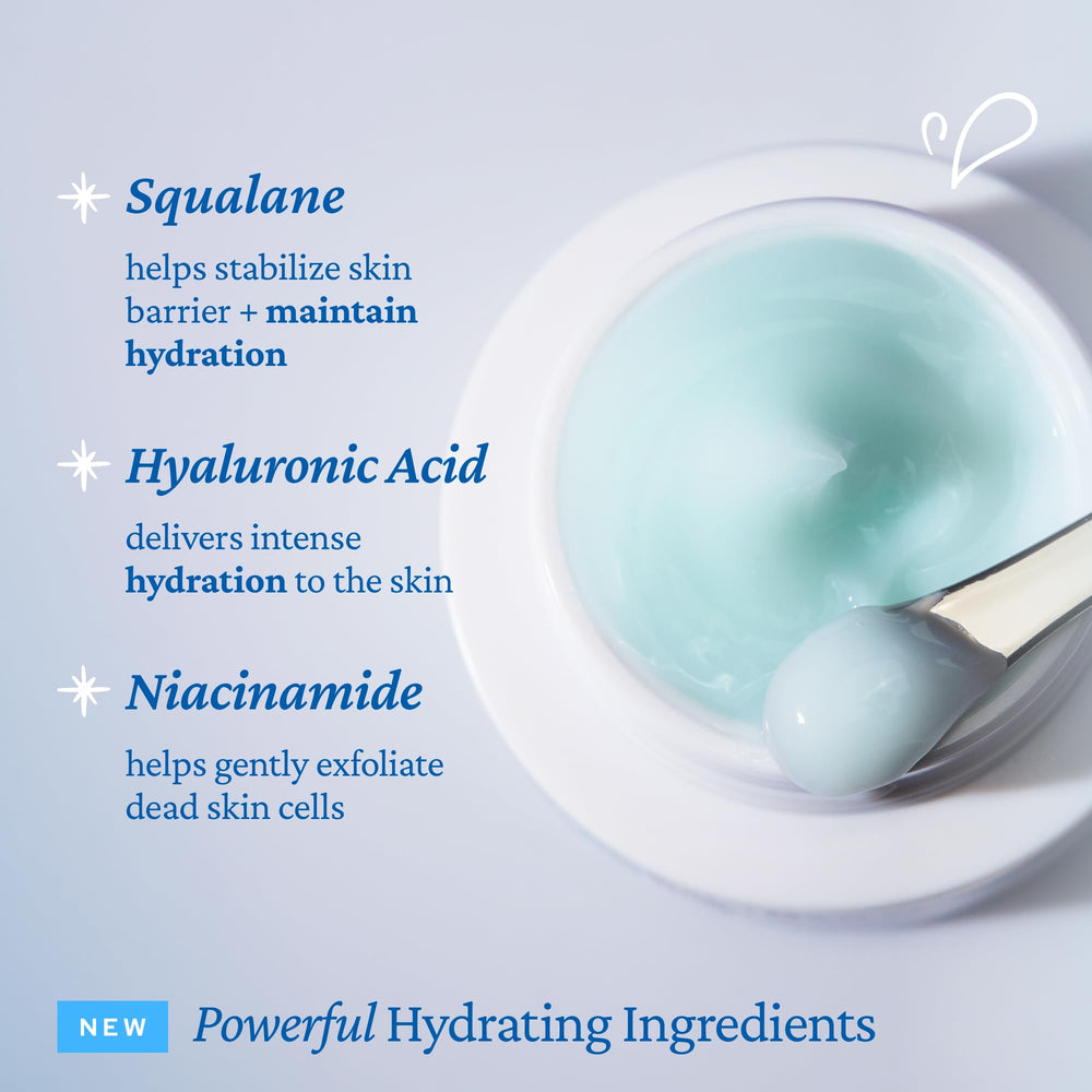 belif ingredient focus on hyaluronic acid and niacinamide delivering moisture