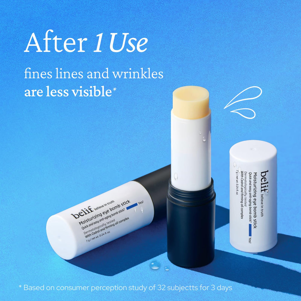 belif applying stick under-eye for instant hydration and smoothing