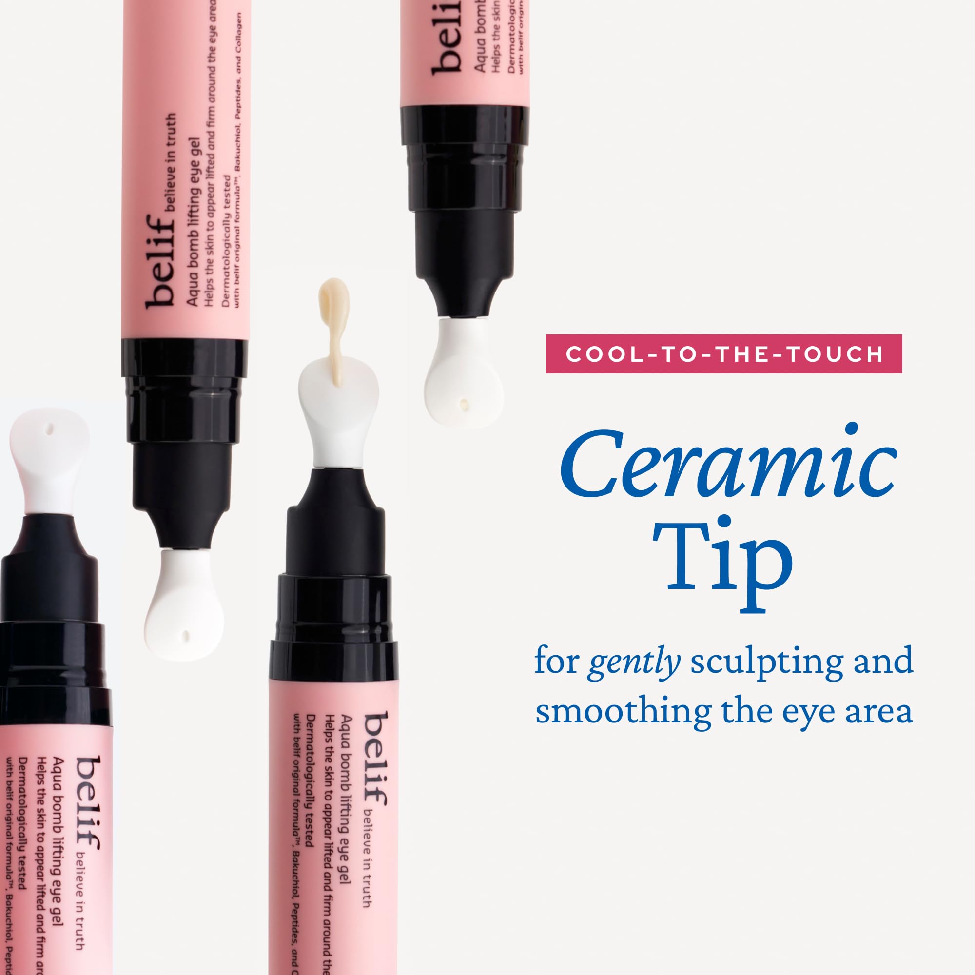 belif serum next to coin for size comparison and travel-friendly benefit